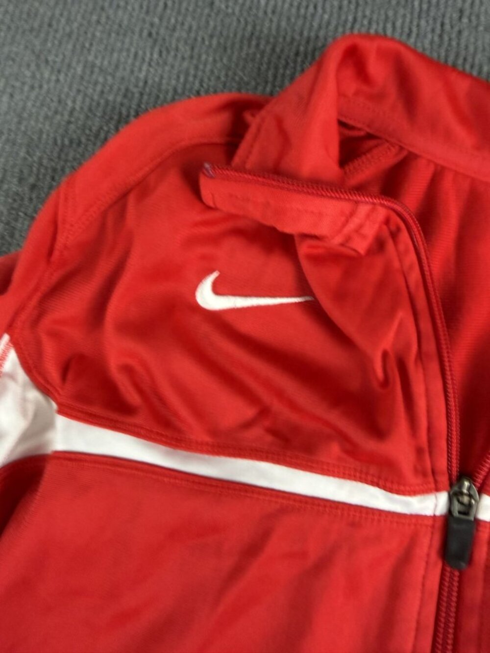 Nike Mens Clearwater Chargers Soccer Club Red Full-Zip Track Jacket L - Picture 5 of 11